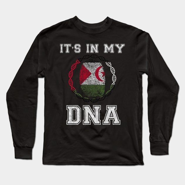 Western Sahara  It's In My DNA - Gift for Western Saharan From Western Sahara Long Sleeve T-Shirt by Country Flags